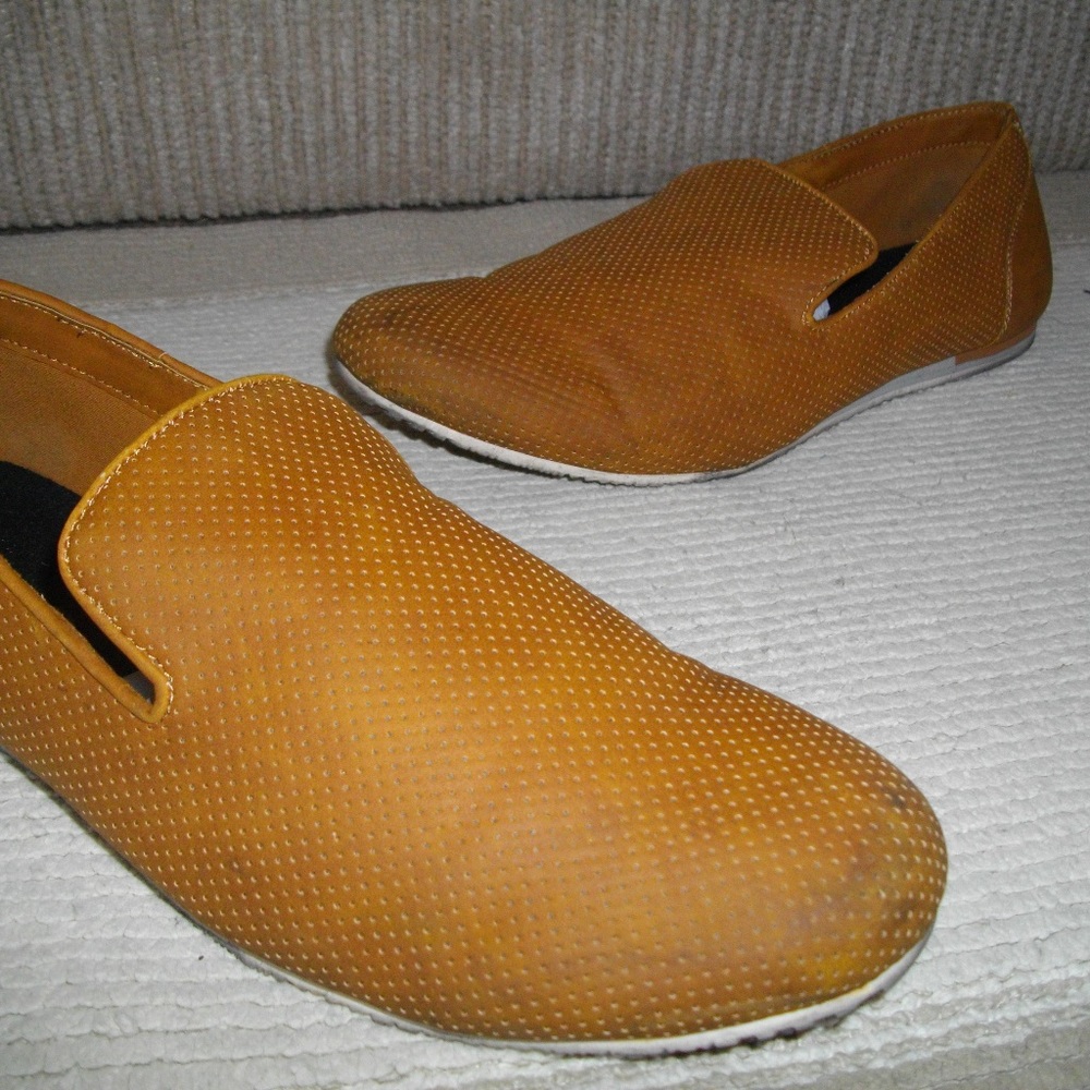 Aldo Caramel Slip on Casual Perforated 9.5 Shoes -- Final Price